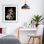«Let The Boy Be», impression sous verre encadrée, design par Tina LeCour