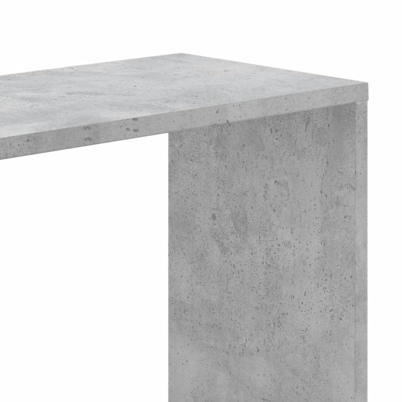 162.5 cm H Bookcase, 162.5cm H x 45cm W x 23.5cm D, Concrete grey