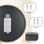 Miroir rond brun pour cadre mural-516049287