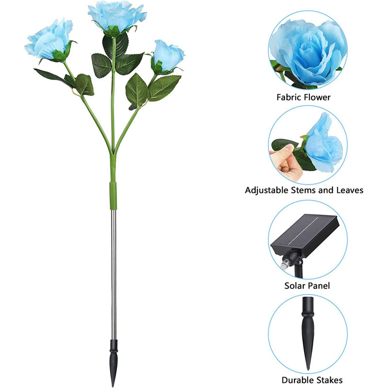 Ensemble de piquets de jardin décoratif 4 pièces