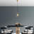 Elegant Gold Chandelier, Adjustable Height 30 to 45.7 Inches | Metal Body, Ø7.9 x 8.7 Inches Base Plate | 1 x E27 Socket, Max 40W (Bulb Not Included) | Perfect for Dining Room, Living Room, or Entryway Decor