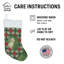 Chaussette de Noël crème Salaki Poinsettias