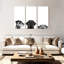 Adorable chiots sur toile, ensemble de 3 pièces-92829644