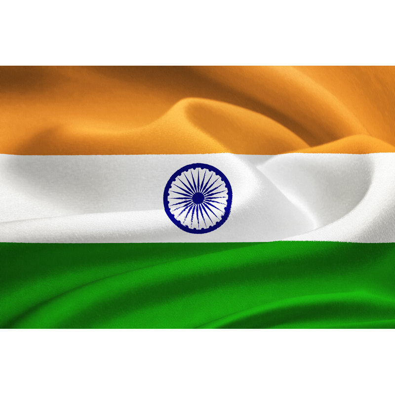 Flag Of India by Photoprofi30 - Wrapped Canvas Print, 30cm H x 46cm W