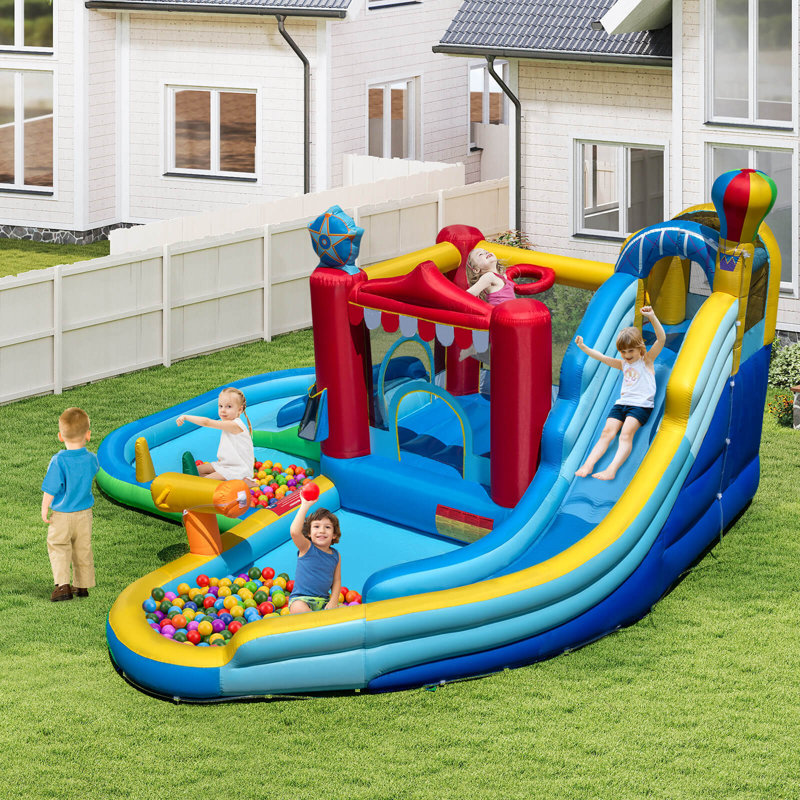 Glissade d'eau gonflable pour enfants avec parc aquatique Splash