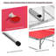 Table de tennis de table d'intérieur pliable de taille réglementaire avec raquettes et balles (6,35 mm d'épaisseur)