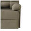 Fauteuil inclinable manuel en microsuède gris Granada