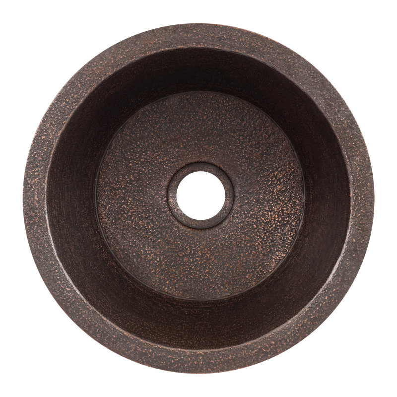 Terra Firma 14'' L Dual - Undermount Or Drop In Single Basin Kitchen Sink, Dark Brown