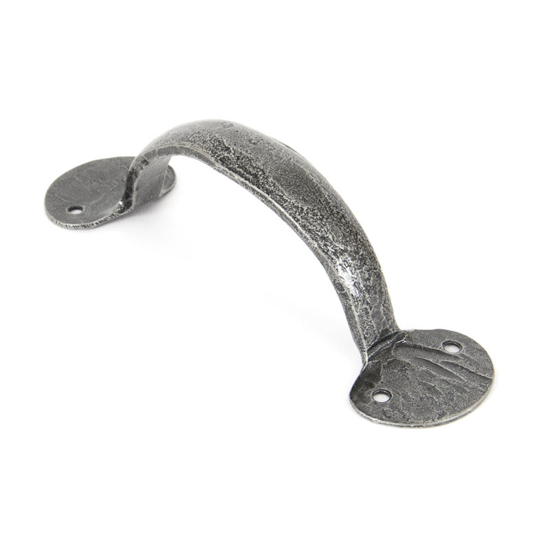 Bean 7.8 cm centre Arch Handle, Pewter Patina, 3.07"