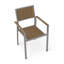 Chaises en bois de corail Cape avec ensemble repas (ensemble de 2)