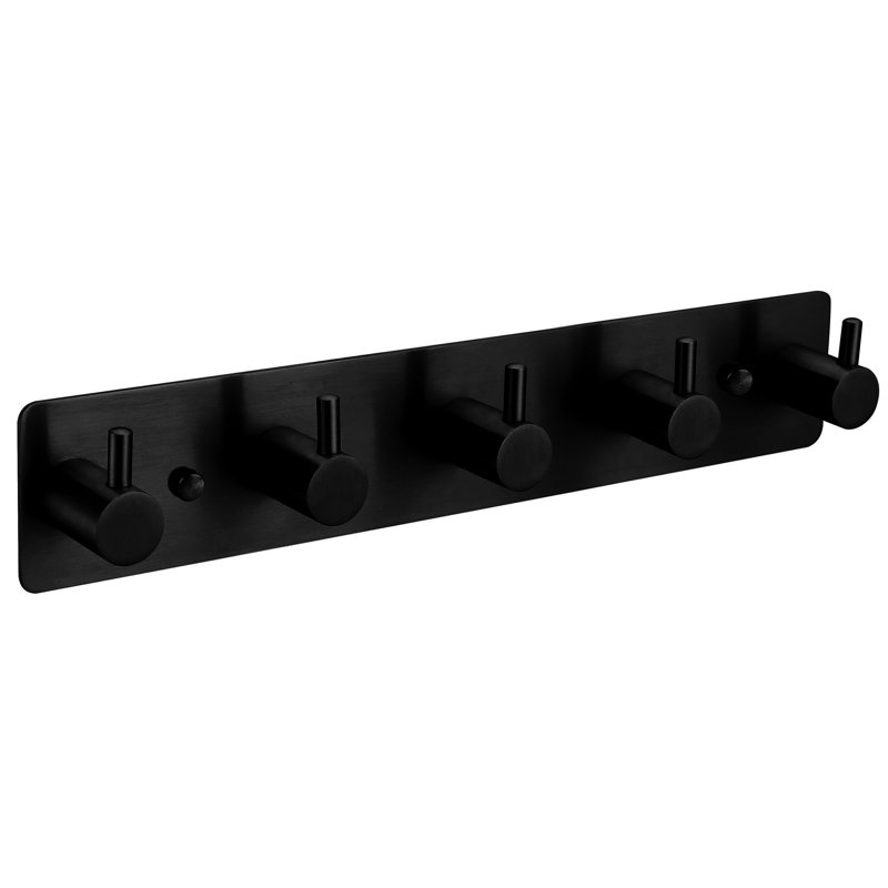 Wall Mounted Robe Hook, Matte Black