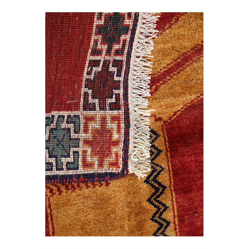 Tapis noué à la main 3 pi 5 po x 5 pi 1 po Animal