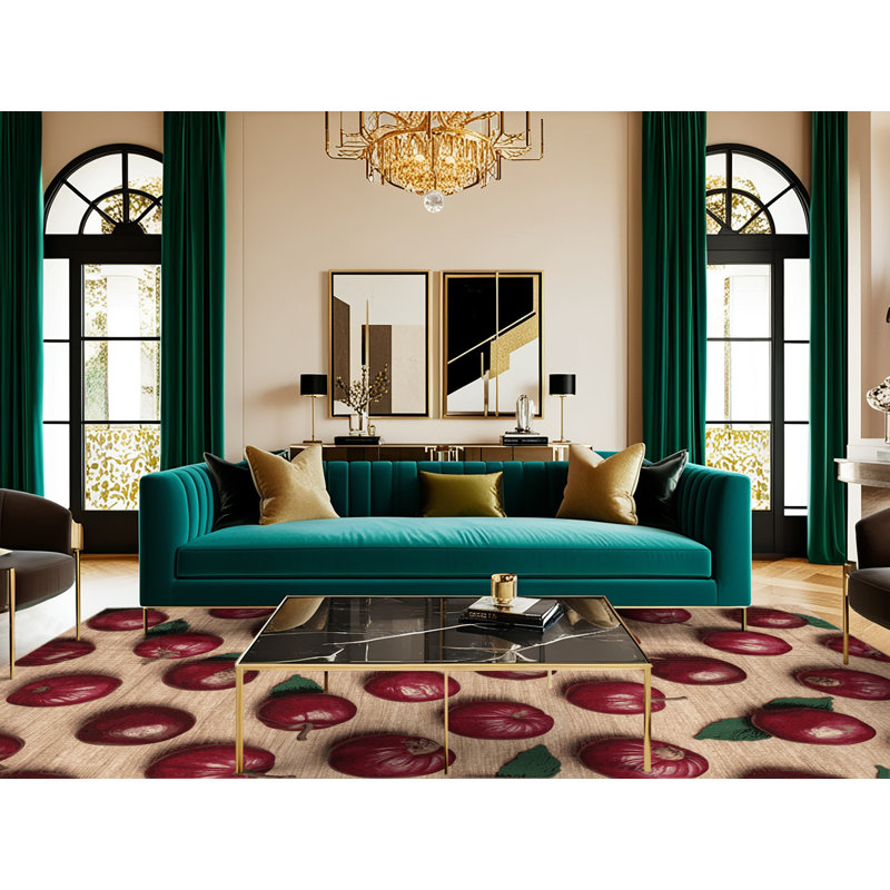  Tapis lavable Umeboshi, Carré 6 pi