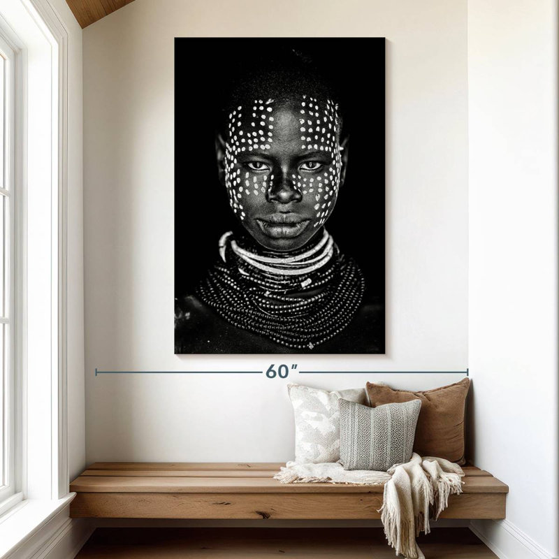 Leisha Karo Woman, 51" H x 34" W