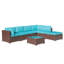 Ensemble de conversation modulaire avec coussins 7 pièces Axwell-367082170
