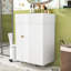 Meuble-lavabo mural de 20 po avec panneau de fibres à densité moyenne durable-2146959652