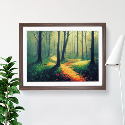 Summer Forest Pathway Vol.2 - Single Picture Frame Print