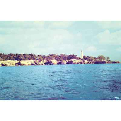 Lighthouse Lagoon - Wrapped Canvas Print