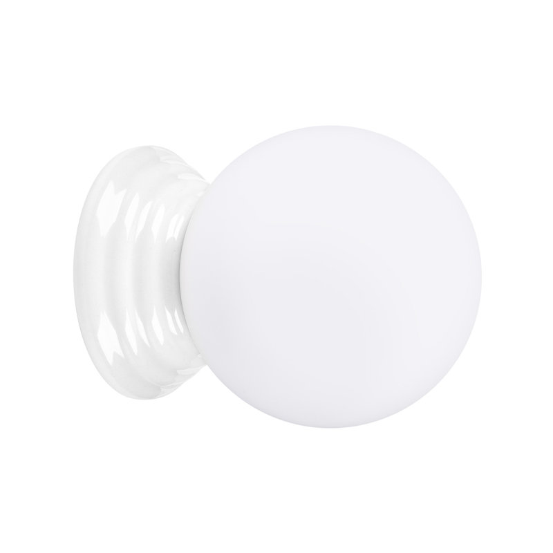 Wall lamp ZORI beige IP44, White