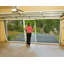 Écran de porte de garage l 6 pi x H 7 pi avec porte de passage-99483071-102062400