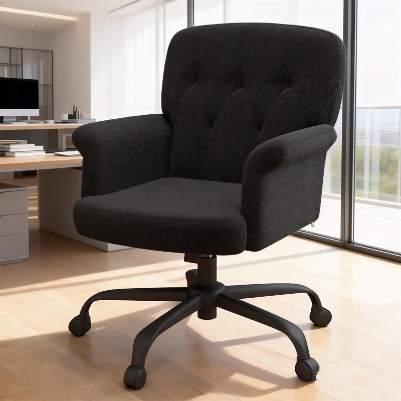 Office Chair, Black, Black