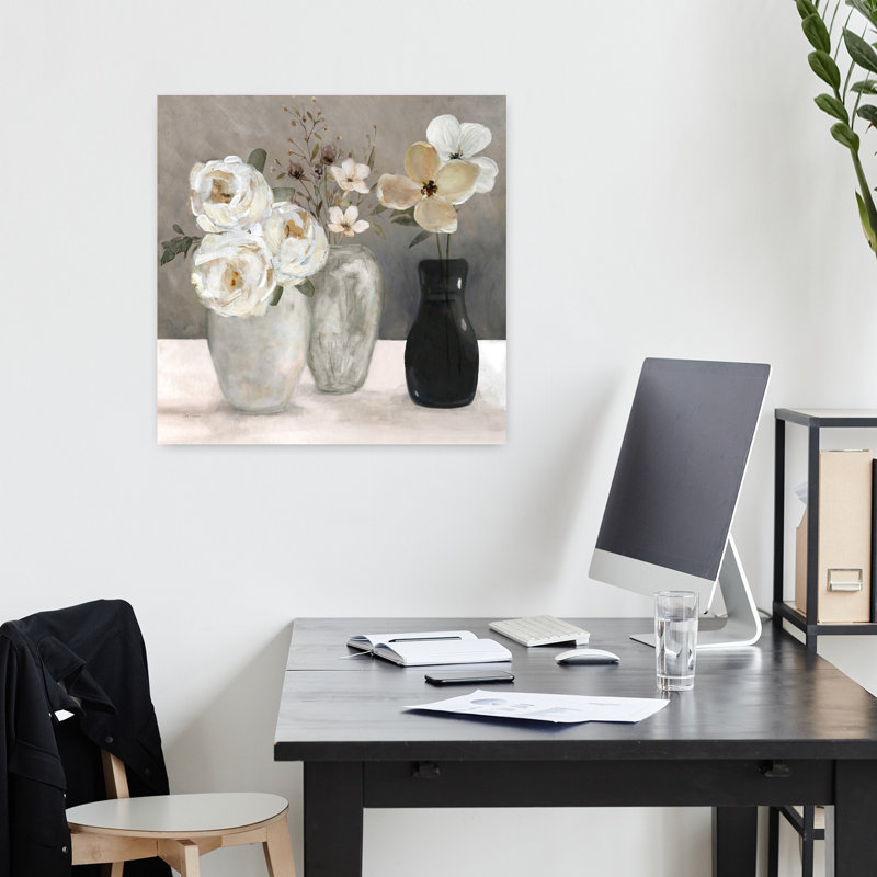 Contraste «Focus II», art mural contemporain élégant et minimaliste, H 18 po x l 18 po