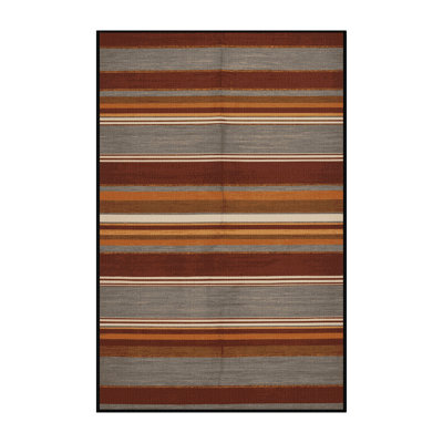  Tapis lavable rayé gris clair Auburn