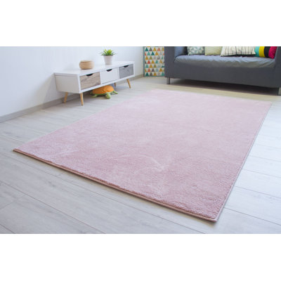 Areesa Solid Colour Flatweave Area Rug