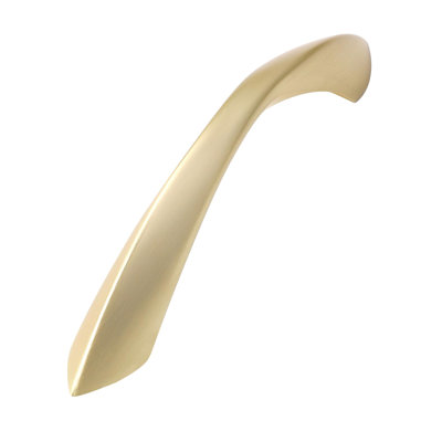 JIASENBAO 10-Pack Gold Cabinet Pulls - 3.75" Hole Center, Brushed Brass, Zinc Alloy - View #4