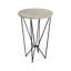 ENSEMBLE DE TABLE DE CAFÉ EN MÉTAL 3 PCS EN GRIS CLAIR-613532258