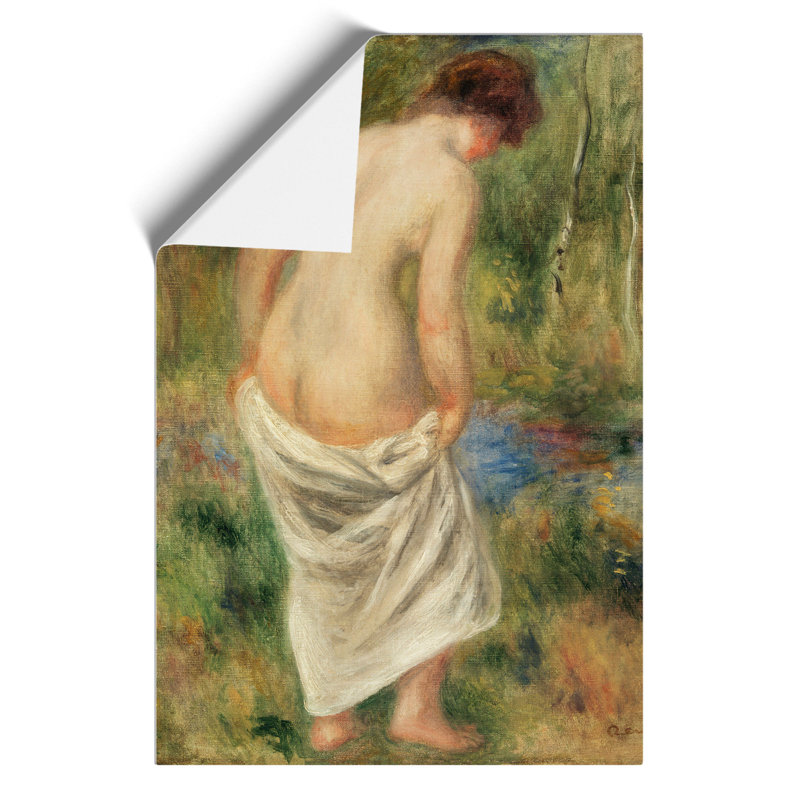 After The Bath by Pierre-Auguste Renoir - No Frame Painting, 42cm H x 30cm W x 0.1cm D
