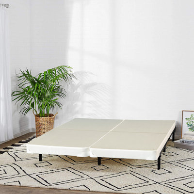 Aaru Split Folding Wood Box spring by White Noise