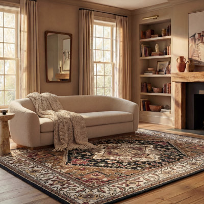 Oriental Handmade Tufted Wool Area Rug
