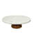 Dionysus - Decorative Marble Cake Stand with Wood Base