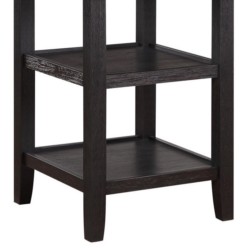Leclar Counter Height Table, Brown