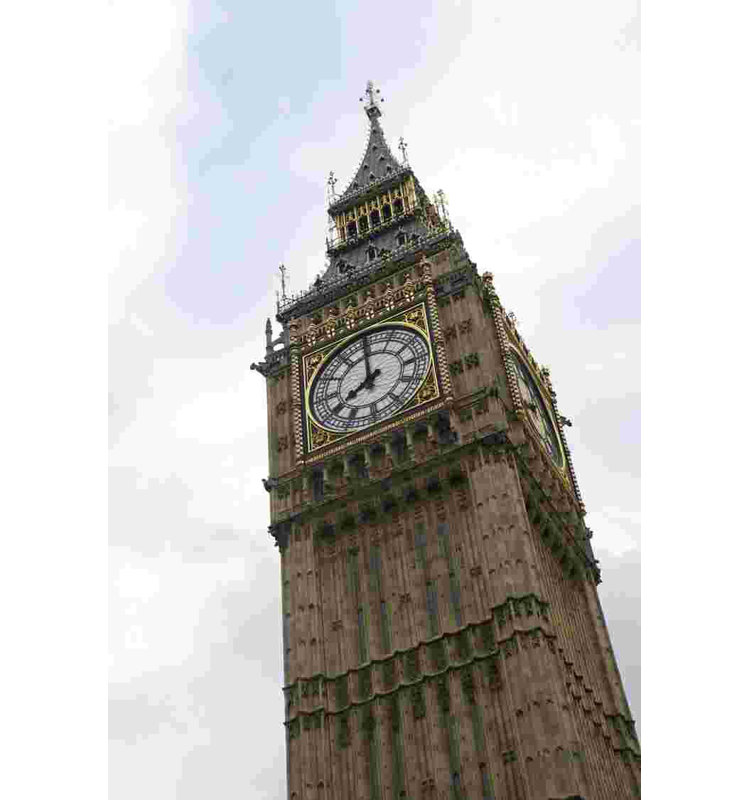" Clock Tower Photography ", 36" H x 24" W  