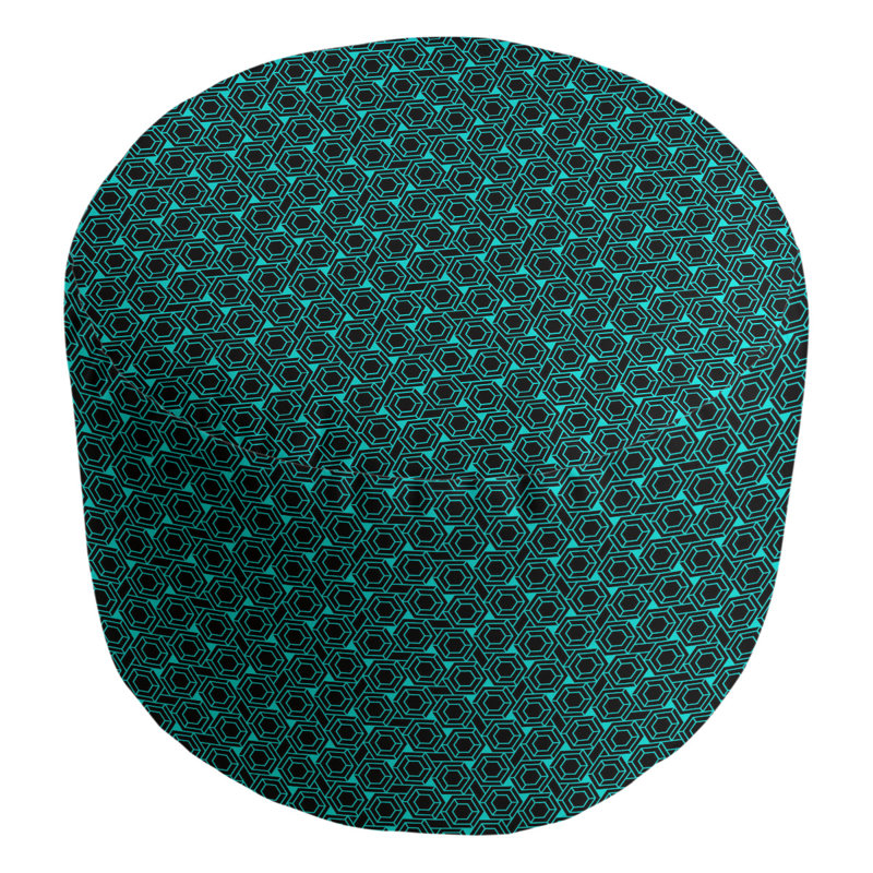 Repose-pieds Avicia, Bleu Maya / noir / vert