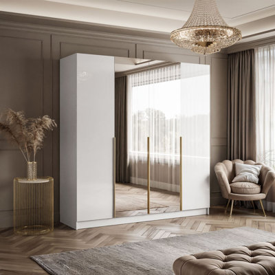 4 Door Manufactured Wood Wardrobe