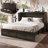 Queen Size Murphy Bed Cabinet with Built-in Charging Station, Storage Drawer-224336389