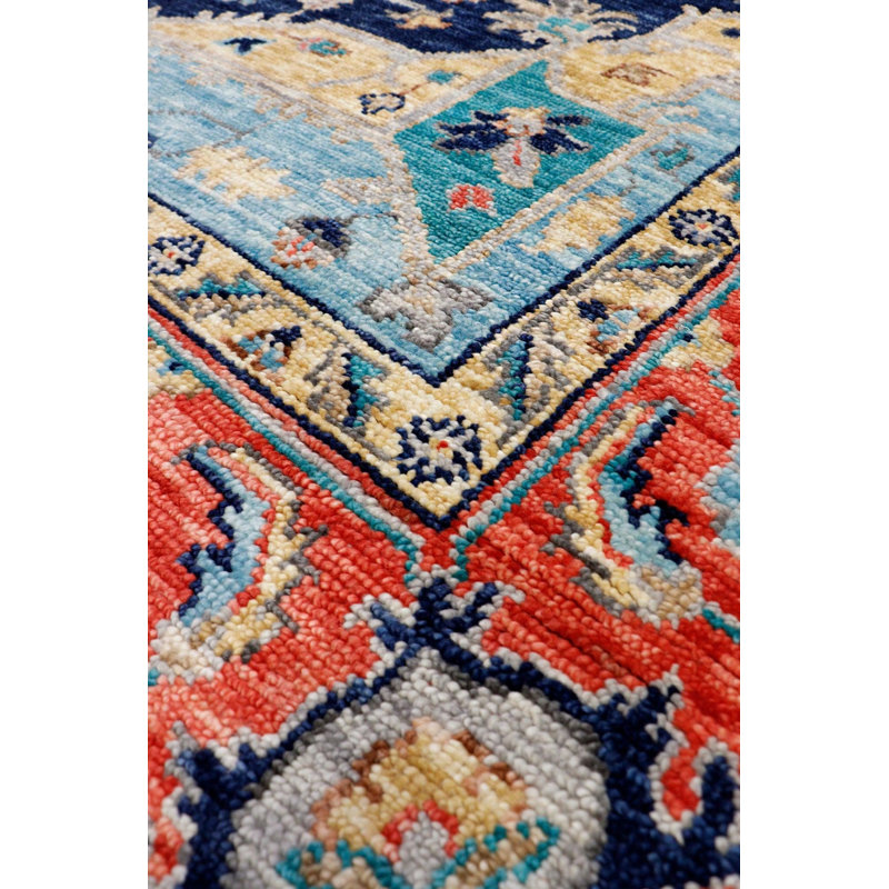 One-of-a-Kind 8'1" X 10'2" Area Rug in Navy/Red