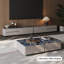 Meuble télé moderne en bois manufacturé gris Griotte-1403745739