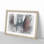 George Washington Bridge in Abstract - Framed Print-55726880-55726875