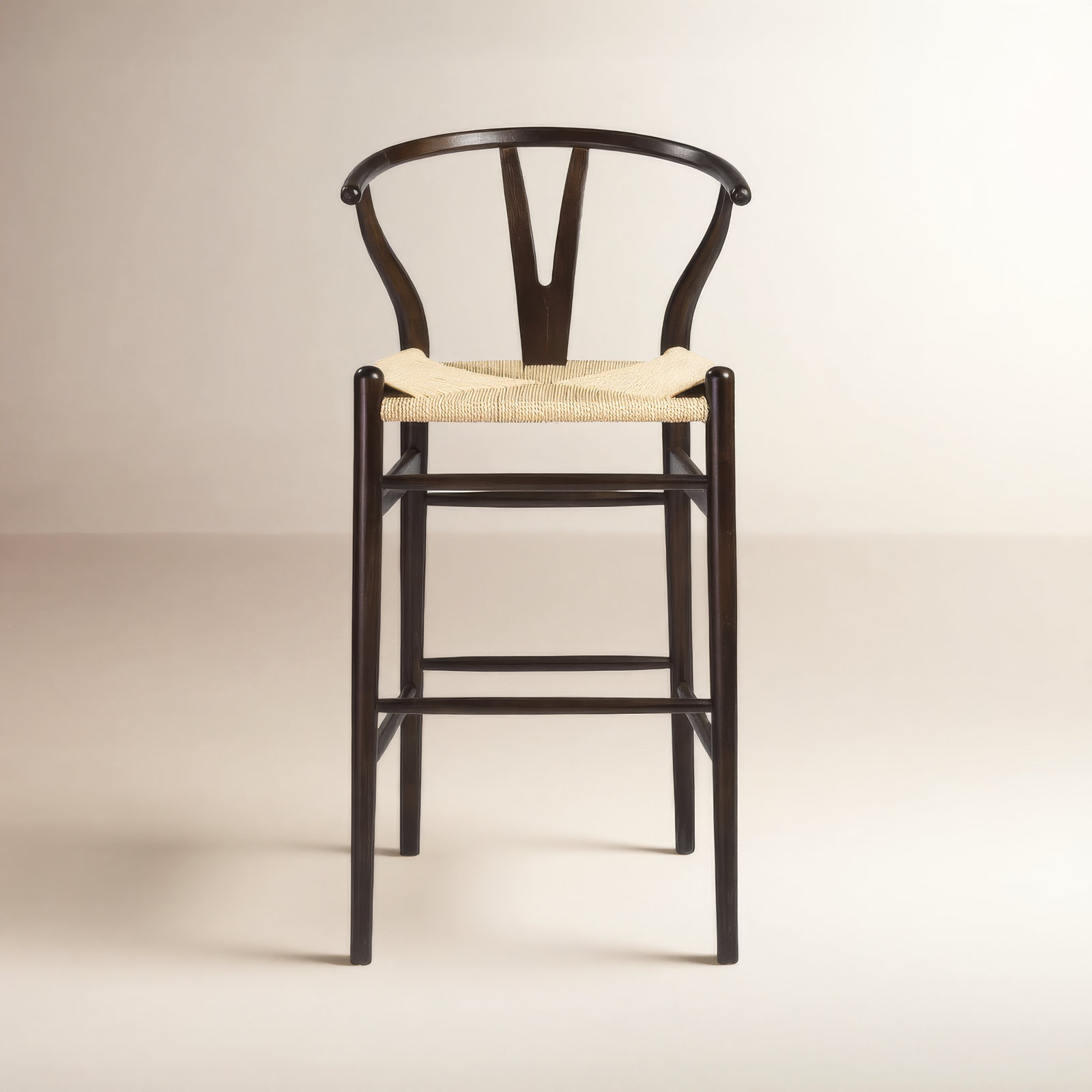 Fairbanks Bar Stool, Bar Stool (30.3" Seat Height), Walnut, Natural