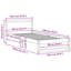 Solid Wood Bed