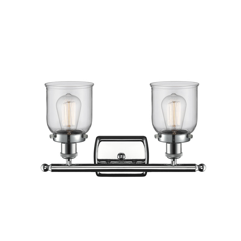 Calton 2 - Light Dimmable Vanity Light, Incandescent , Clear, Polished Chrome