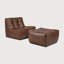 N701 Square Leather Ottoman-118100961