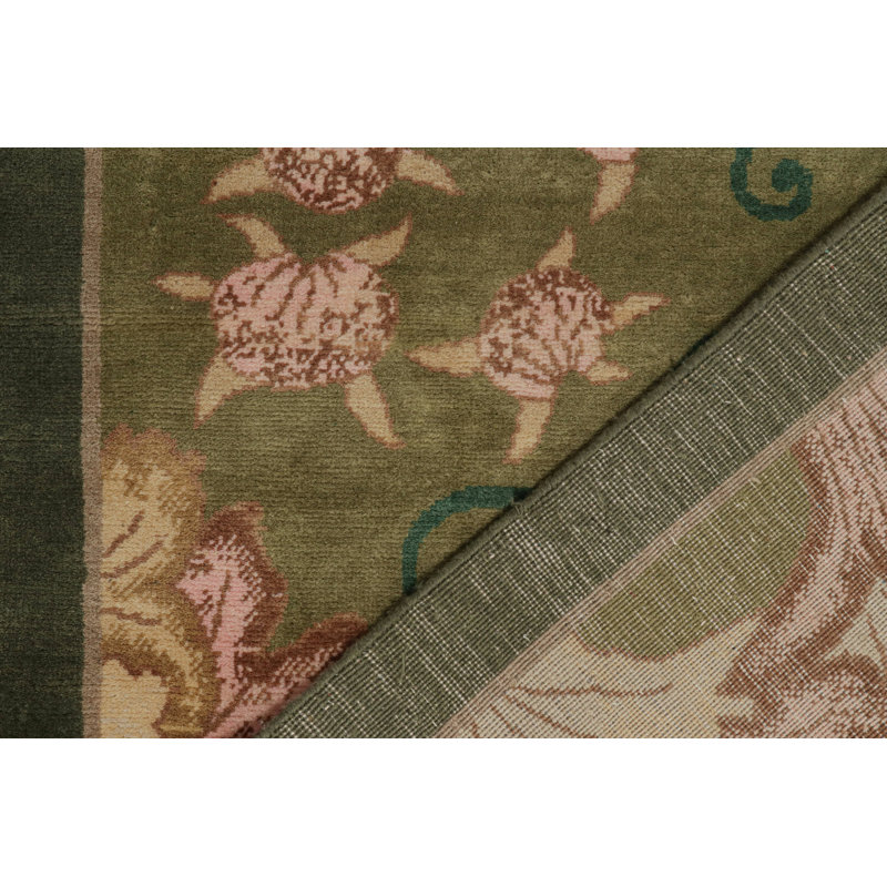 One-of-a-Kind Hand Knotted Area Rug, Rectangle 9'11" x 14'2"