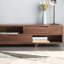 Meuble télé rétro en bois de noyer noir-106295378