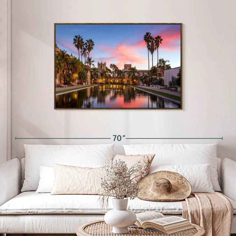 Casa De Balboa, Cadre flottant noyer, 43 po x 29 po