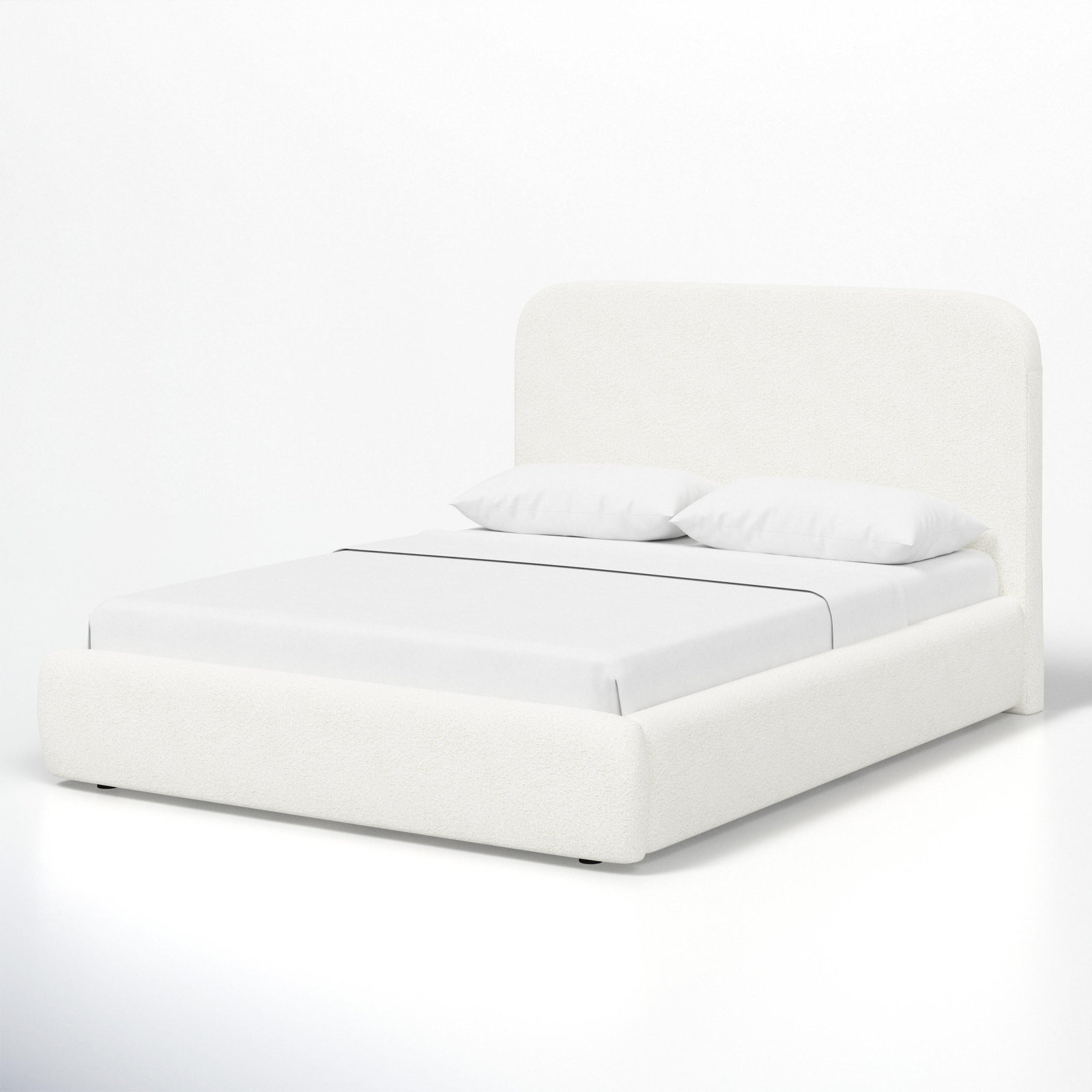 Cleophus Tall Platform Bed, Twin, White